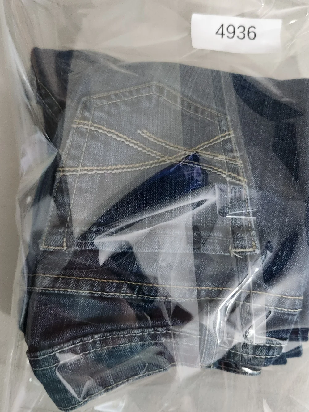 Aeropostale Women's Dark Blue Bootcut Jeans with Contrast Stitching